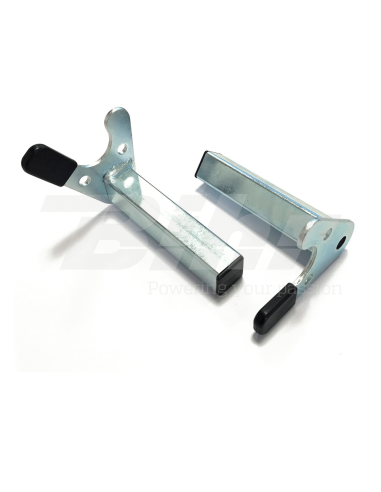 Soportes V diabolos para stand trasero