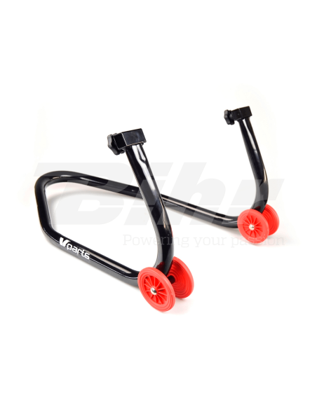 Kit caballete paddock univ. delantero + soportes pivotantes horquilla