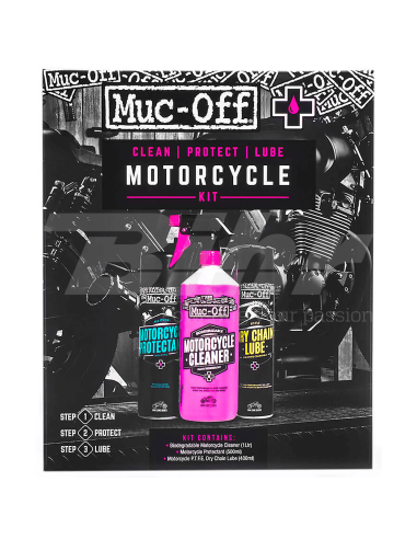 Kit completo limpieza, protección y lubricación Muc-Off 672