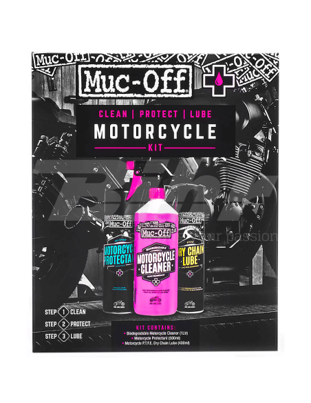 Kit completo limpieza, protección y lubricación Muc-Off 672