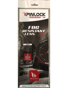 DKS 155 LAMINA PINLOCK MAX VISION PARA PANTALLA MT-V-09 AMARILLA