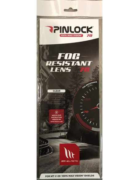 DKS 155 LAMINA PINLOCK MAX VISION PARA PANTALLA MT-V-09 NEGRA
