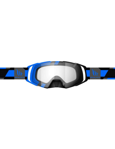 GAFA MX EVO STRIPES NEGRO/AZUL