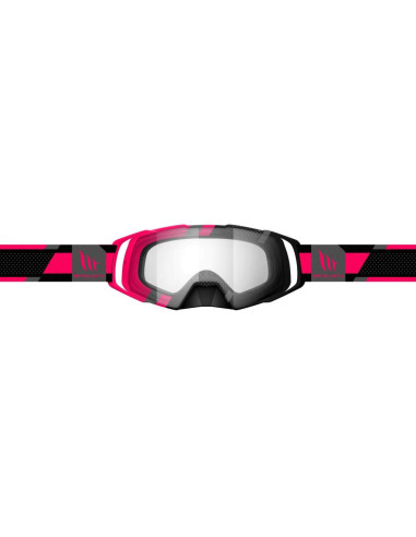 GAFA MX EVO STRIPES NEGRO/FUCSIA