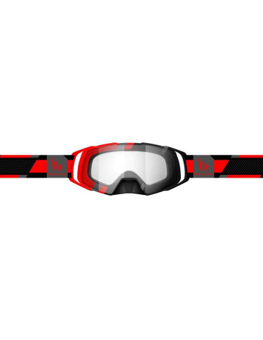 GAFA MX EVO STRIPES NEGRO/ROJO