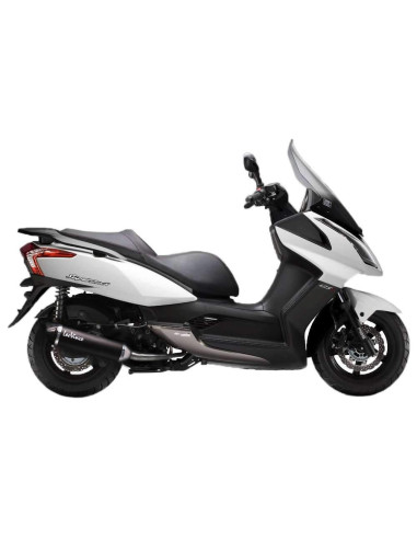 Escape de moto Leo vinci completo con silenciador para KYMCO super dink 125 2009 al 2016 con copa de carbono