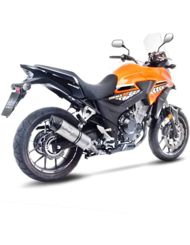 Silencioso para moto Leovinci LV ONE EVO HONDA CB/CBR 500 F/R/X 16/17 E4 INOX