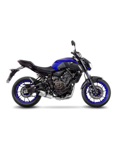 ESCAPE COMPLETO para moto Marca LEO VICI LV ONE EVO C/CATALIZADOR YAMAHA MT-07 17/18 E4