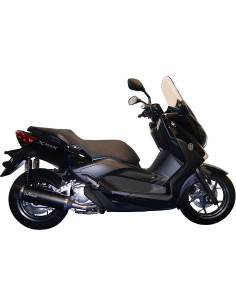 SILENCIOSO SBK ESCAPE MOTO MARCA LEO VINCI NERO YAMAHA X-MAX 250 INOX COPA CARB 2
