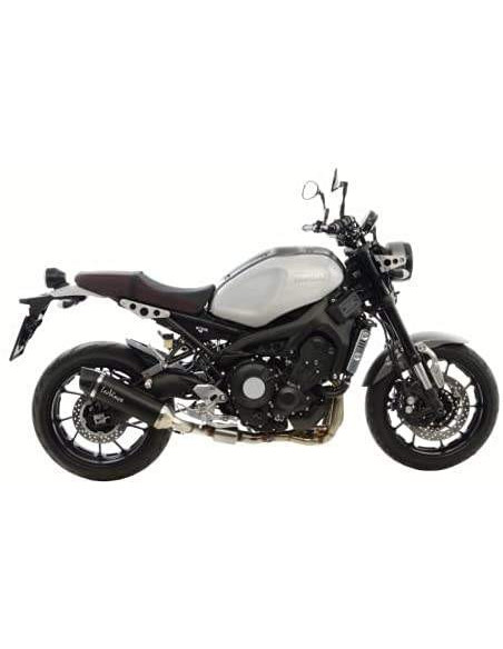 SILENCIOSO SBK ESCAPE MOTO MARCA LEO VINCI NERO 3/1 YAMAHA XSR900 INOX