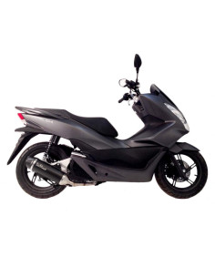 SILENCIOSO SBK ESCAPE MOTO MARCA LEO VINCI NERO HONDA PCX 125 2012 - 2016 LEOVINCE NERO 2