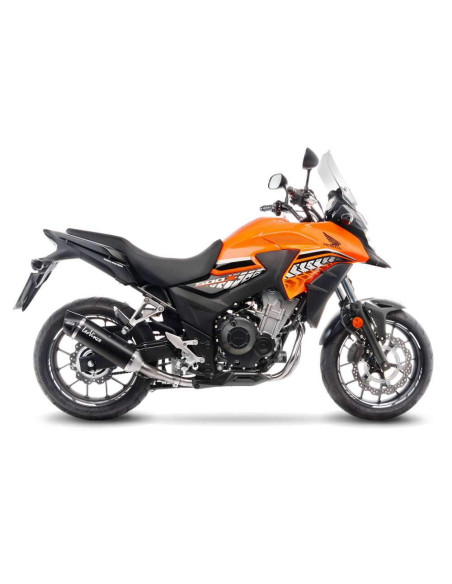 SILENCIOSO SBK ESCAPE MOTO MARCA LEOVINCIHONDA CB 500 X 2017 - 2018 LEOVINCE NERO