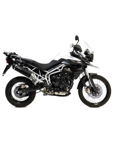 SILENCIOSO SBK ESCAPE MOTO MARCA LEOVINCI  TRIUMPH TIGER 800 XC/XCA/XCX/XR/XRX 2011 - 2016