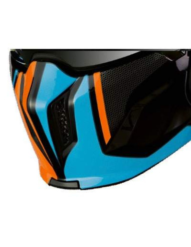 MENTONERA STREETFIGHTER SV TWIN A4 NARANJA FLUOR BRILLO