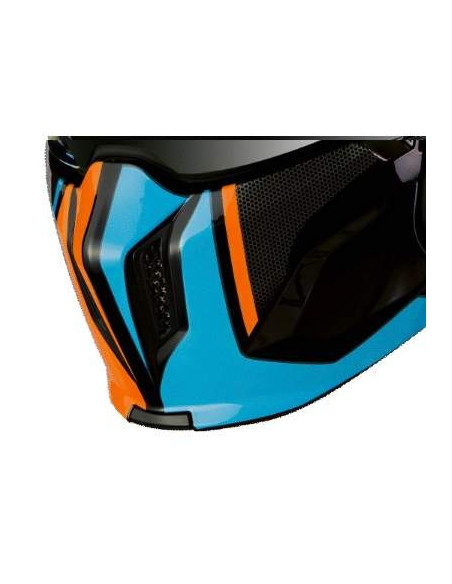 MENTONERA STREETFIGHTER SV TWIN A4 NARANJA FLUOR BRILLO