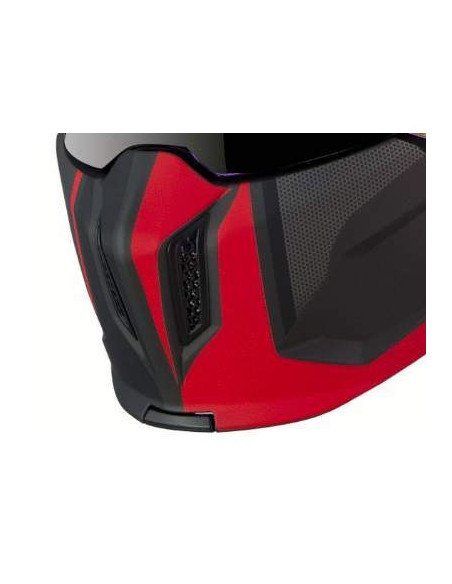 MENTONERA STREETFIGHTER SV TWIN C5 ROJO MATE