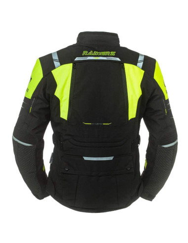 Chaqueta moto impermeable desmontable rainers Modelo Cairo amarillo flour