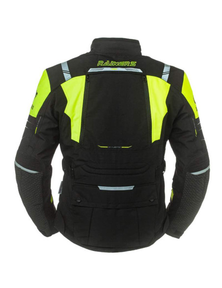 Chaqueta moto impermeable desmontable rainers Modelo Cairo amarillo flour