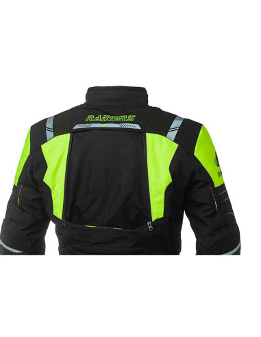 Chaqueta moto impermeable desmontable rainers Modelo Cairo amarillo flour