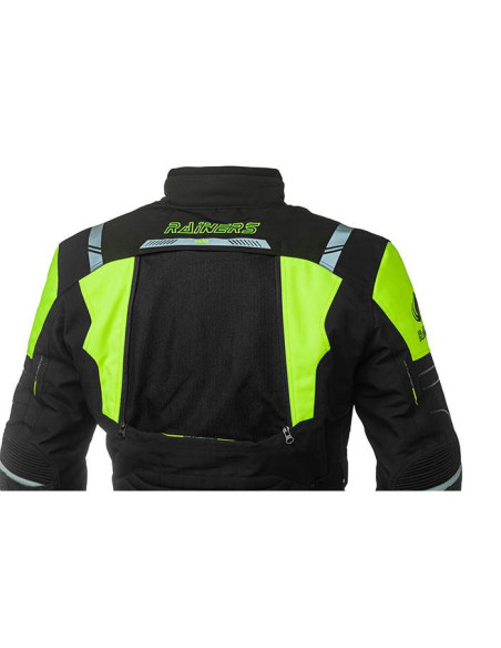 Chaqueta moto impermeable desmontable rainers Modelo Cairo amarillo flour