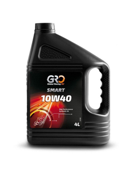 GRO GLOBAL SMART 10W40 4 LITROS LUBRICANTES SINTETICO PARA MOTO