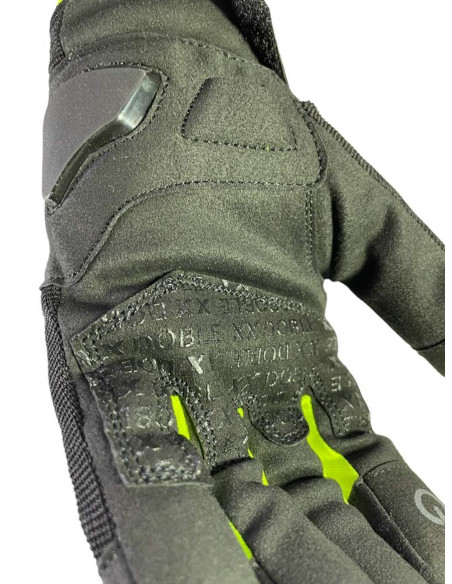 Guantes Invierno XX Doble Tokio Negros amarillos