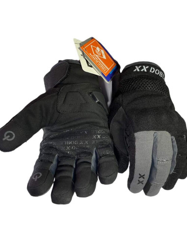 Guantes Invierno XX Doble Tokio Negros Y Gris
