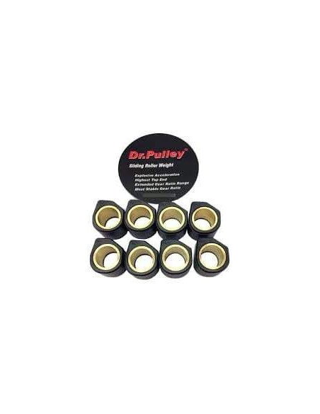 RODILLOS DR PULLEY BLACK PEARL SR CON MEDIDAS Y PESO  SR 30x19  25 gr