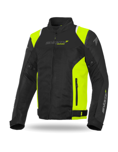 CHAQUETA SD-JR48 VERANO RACING PARA HOMBRE NEGRA/AMARILLO FLUOR