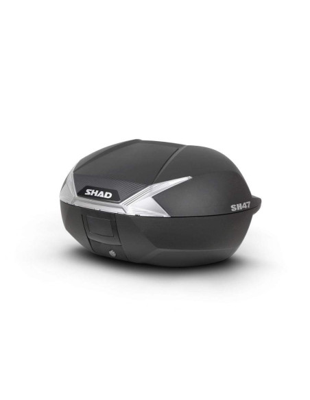 BAUL SH47 BLANCO ADAPTABLE A SCOOTERS Y A MOTOCICLETAS DE MEDIA Y GRAN CILINDRADA.