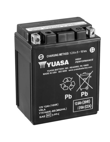 BATERÍA YUASA YTX14AHL-BS