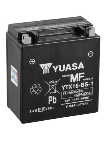 BATERÍA YUASA YTX16-BS-1