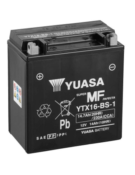 BATERÍA YUASA YTX16-BS-1
