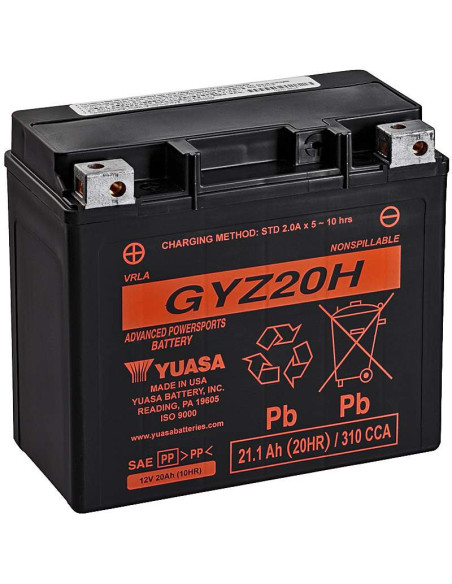BATERÍA YUASA GYZ20H