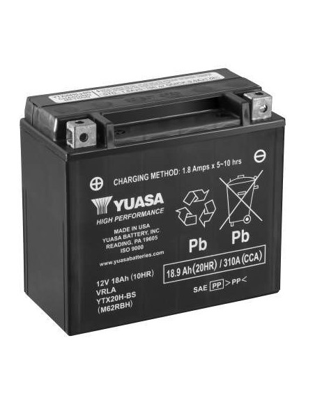 BATERÍA YUASA YTX20H-BS