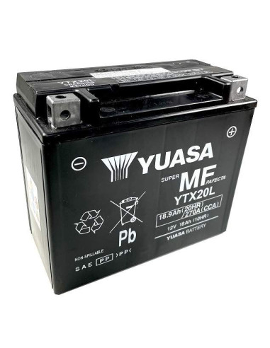 BATERÍA YUASA YTX20L-WC