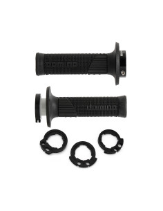 PUÑOS DOMINO D100 OFF ROAD COLOR NEGRO 2