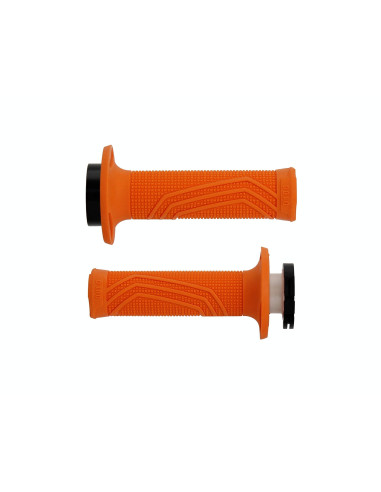 PUÑOS DOMINO D100 OFF ROAD COLOR NARANJA