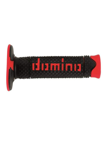 PUÑOS DOMINO DSH OFF ROAD NEGRO - ROJO