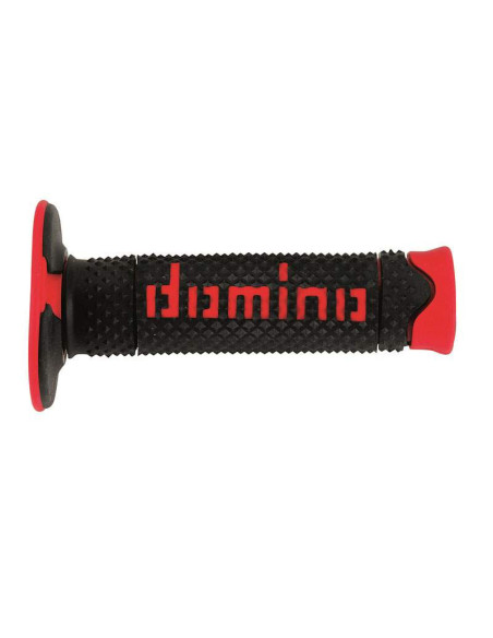 PUÑOS DOMINO DSH OFF ROAD NEGRO - ROJO