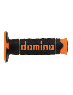 PUÑOS DOMINO DSH OFF-ROAD NEGRO - NARANJA