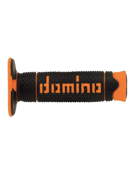 PUÑOS DOMINO DSH OFF-ROAD NEGRO - NARANJA