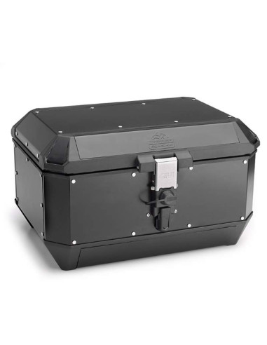 MALETA ALUMINIO ALASKA 56L MARCA GIVI DE COLOR NEGRO