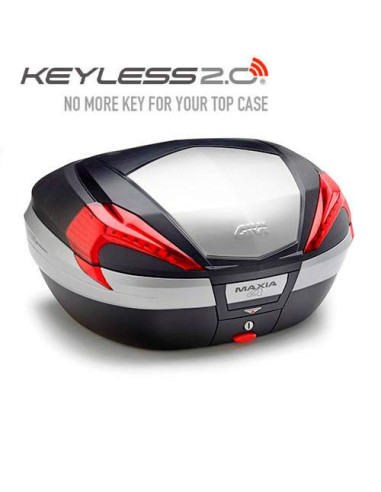 BAÚL MARCA GIVI V56N MAXIA 4 56L SOBRETAPA ALUMINIO KEYLESS 2
