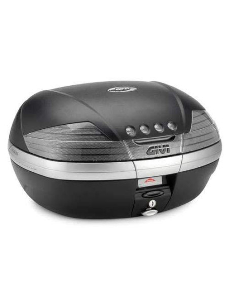 BAÚL GIVI V46NT TECH 46L TAPA ALUMINIO LUCES AHUMADAS