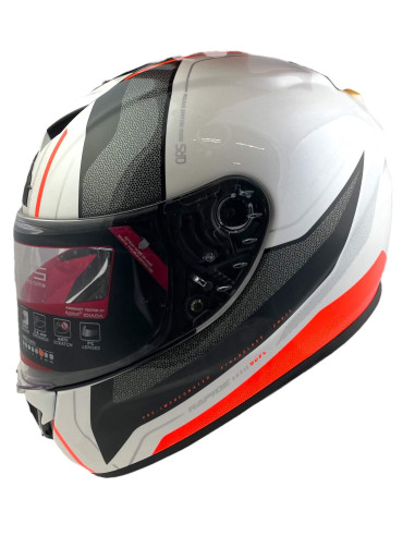 Casco Rapide Blanco y Naranja de Exposicion Talla XL precio rebajado