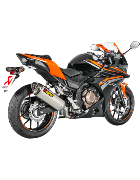 Silenciador Slip-On Line en acero inoxidable MARCA AKRAPOVIC HONDA CBR 500 R ABS