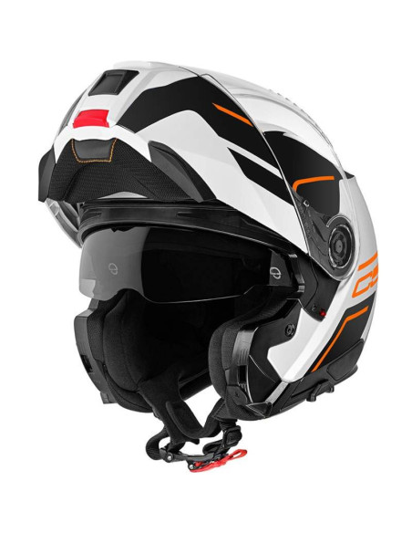 CASCO MARCA SCHUBERTH C5 MASTER DE COLOR NARANJA BRILLO