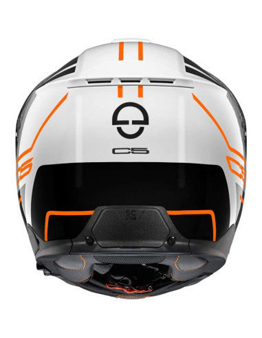 CASCO MARCA SCHUBERTH C5 MASTER DE COLOR NARANJA BRILLO
