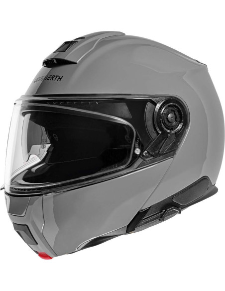 CASCO MARCA SCHUBERTH C5 DE COLOR GRIS CEMENTO BRILLO